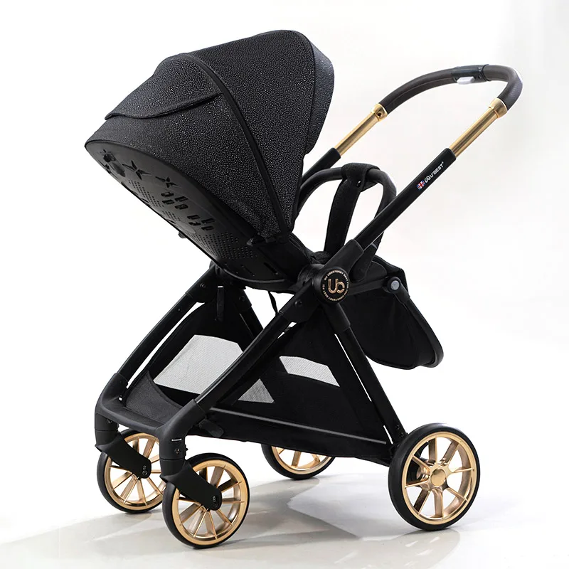 Producten 2023 Trending Hot Mom Automatische Opvouwbare Opvouwbare Kinderwagen Gemaakt In China