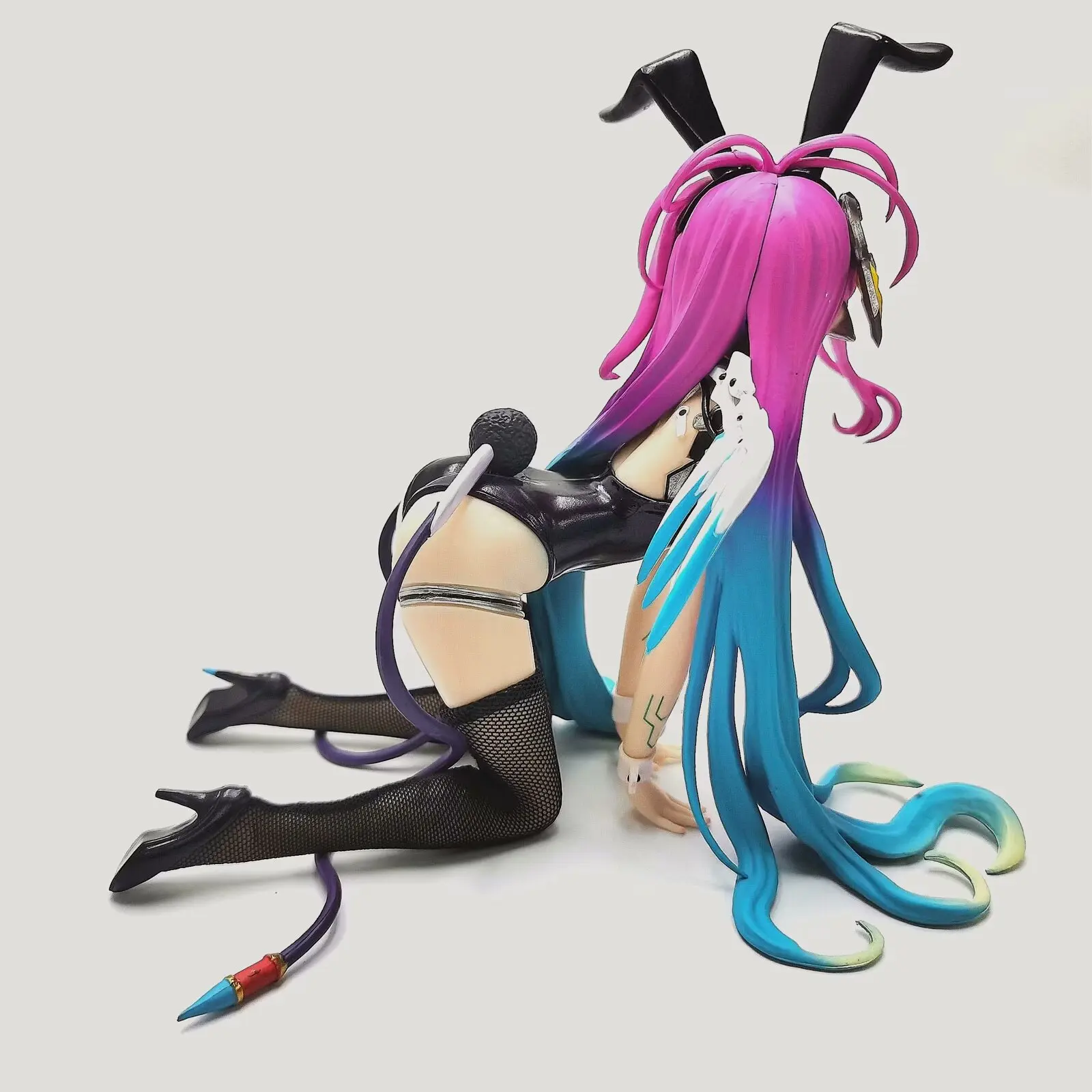 Buuny Girl's No Game No Life Zero Schwi Anime Action Figure PVC, Estilo B, Estilo B, Estátua de brinquedo, Modelo de Coleção, 1:6