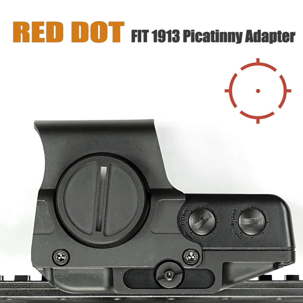 Imagem -05 - Skwoptics-red Dot ar Prisma Rifle Scope Kalashnikov ak Sight Picatinny Rail Mount 1x35