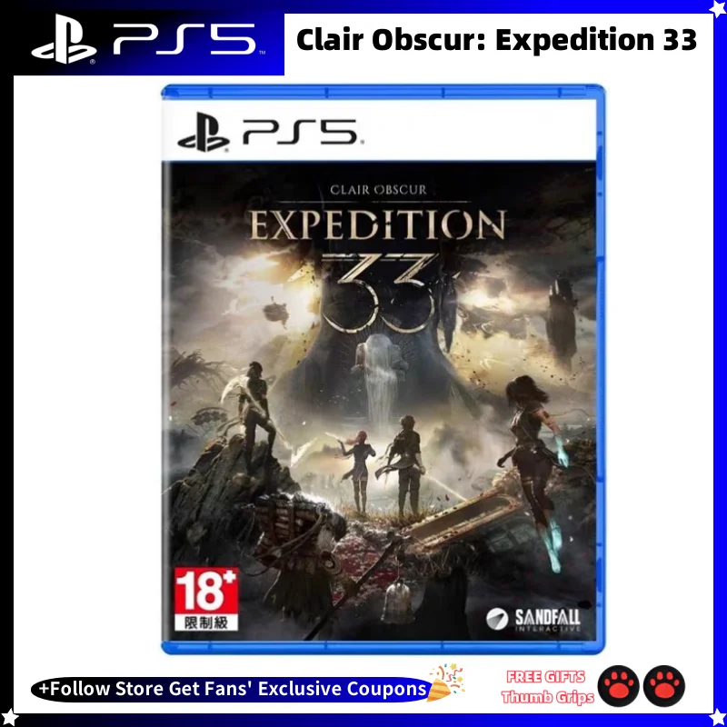 Игровой компакт-диск для PS5 Clair Obscur: Expedition 33 Sony Playstation 5 Совершенно новая игровая карта Playstation 5 Игры для PS5 Clair Obscur Expedition 33