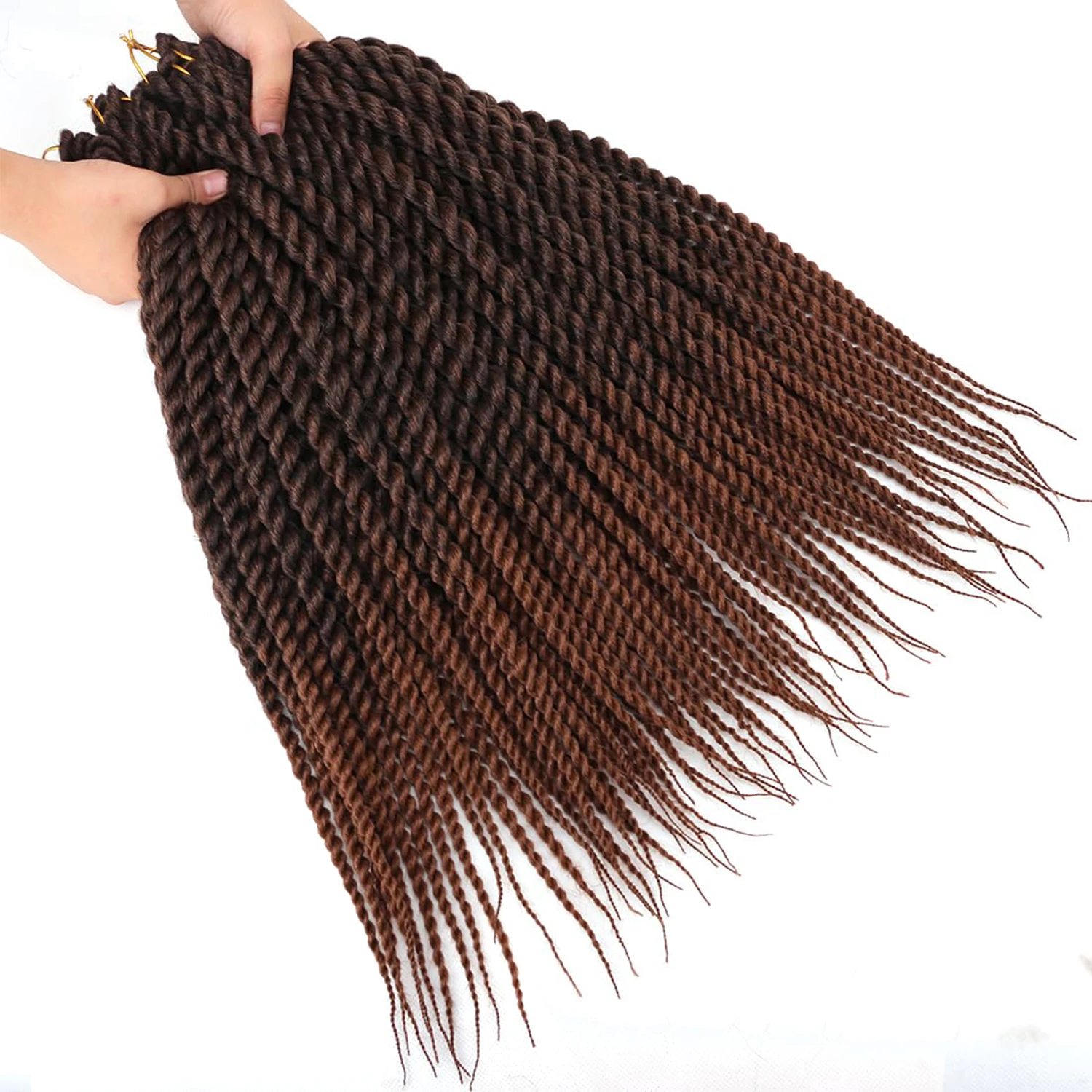 하바나 트위스트 크로셰 브레이드 10/14/18인치 점보 세네갈 트위스트 크로셰 헤어 프로 루프드 브레이딩 합성 헤어 익스텐션
