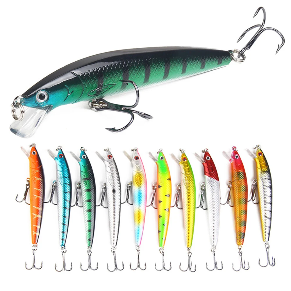 1 Piece Minnow Fishing Lures 10cm 9g Sinking Jerkbait Hard Baits Artificial Bass Pike Lure Fishing Tackle Fishing Lures ﻿