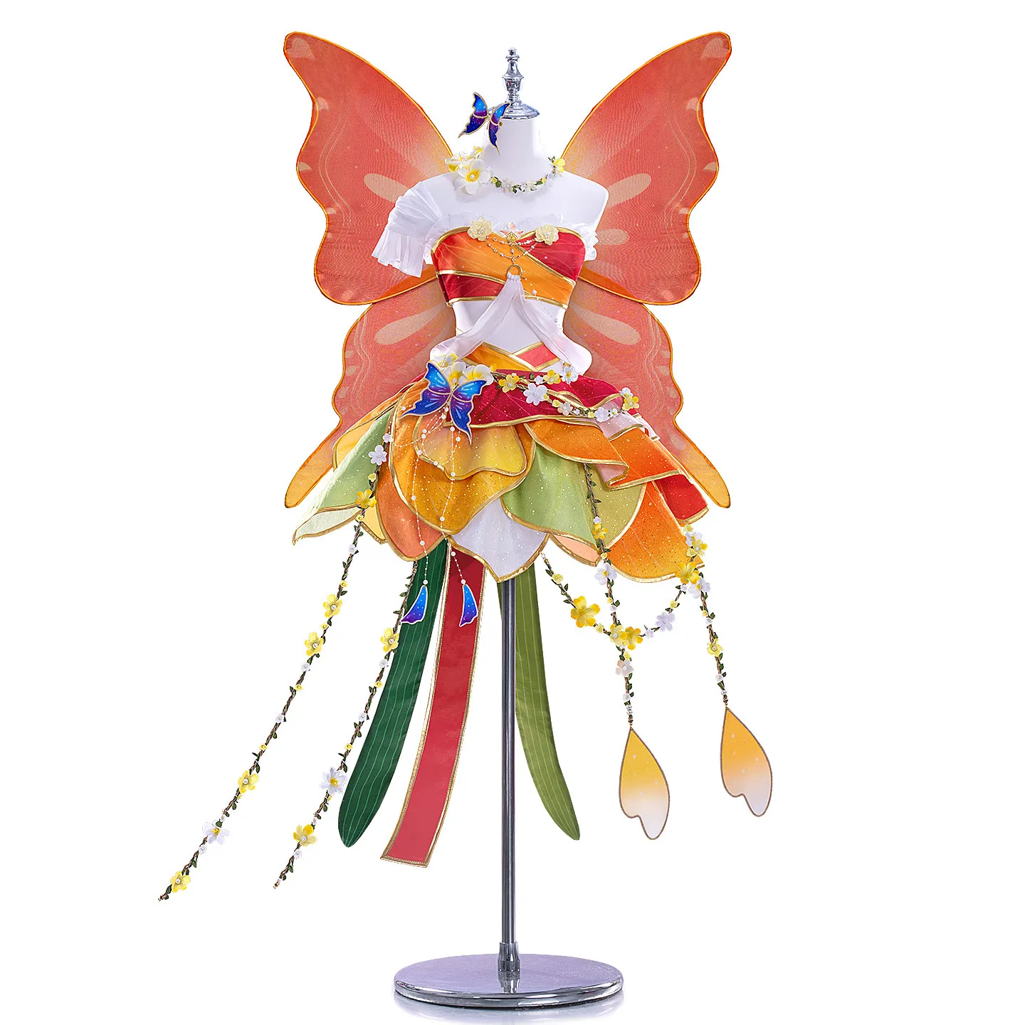 

AniMue LoveLive! School Idol Project Honoka Kousaka Cosplay Costume Flower Fairy Awakening Outfit Full Set Comic Con AniMuse