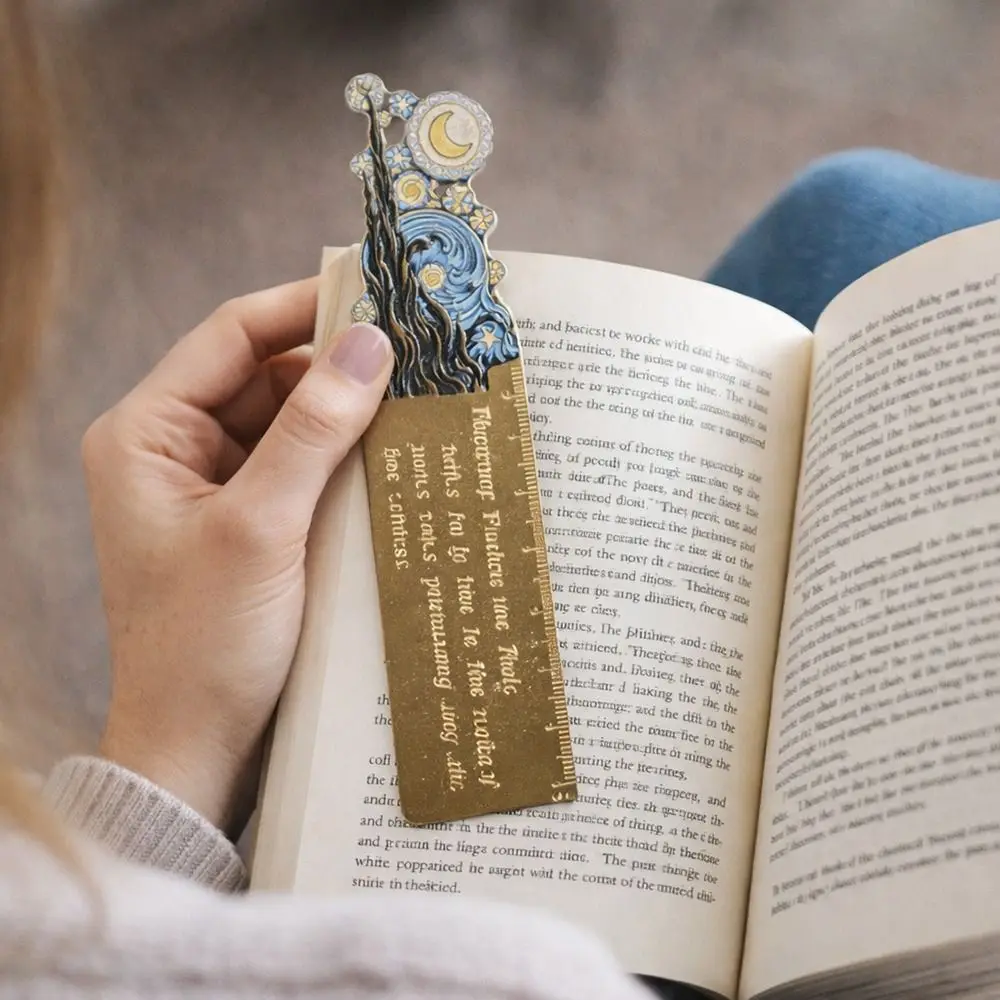 Sunflower Metal Bookmark Painting Pendant Decorative Pagination Mark Tassel Pendant Aesthetic Stationery Oil Painting Bookmarks