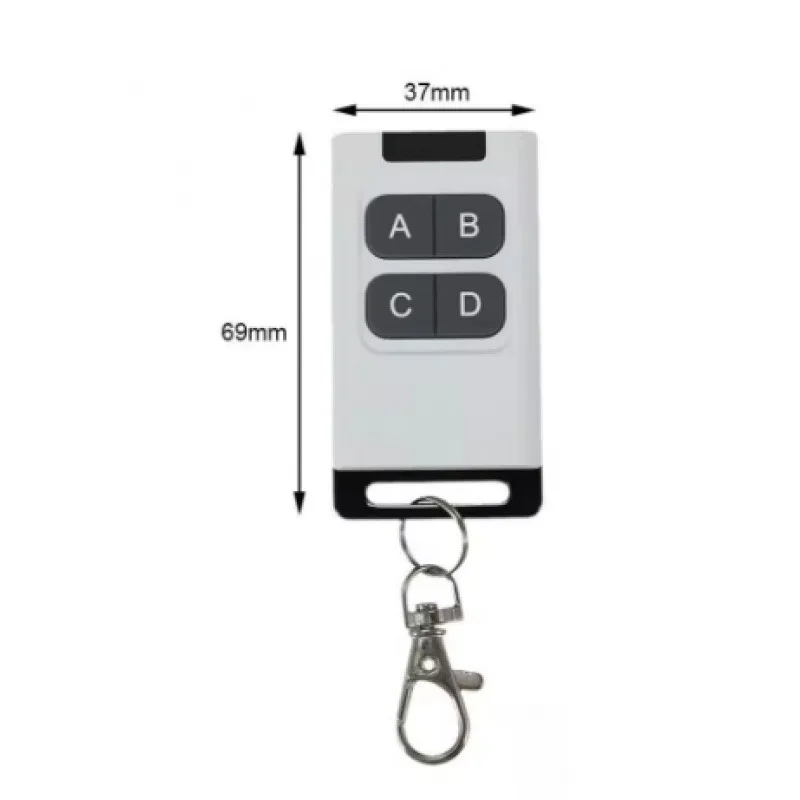 Remote Control Gerbang Parkir 433Mhz untuk Sistem Kontrol Akses Multi-Merek, Remote Control Gerbang Parkir Dc Kode Pembelajaran Universal, Remote Control Nirkabel 4 Tombol 433.92Mhz