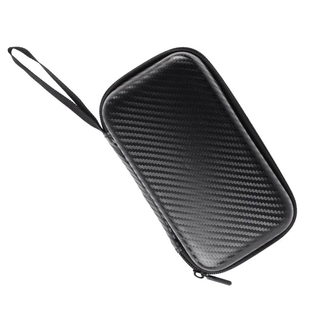 Sturdy Forehead Thermometer Protector Bag with Classic Zipper Closure Shockproof Scratch Resistant Splash Proof Eva PU Travel