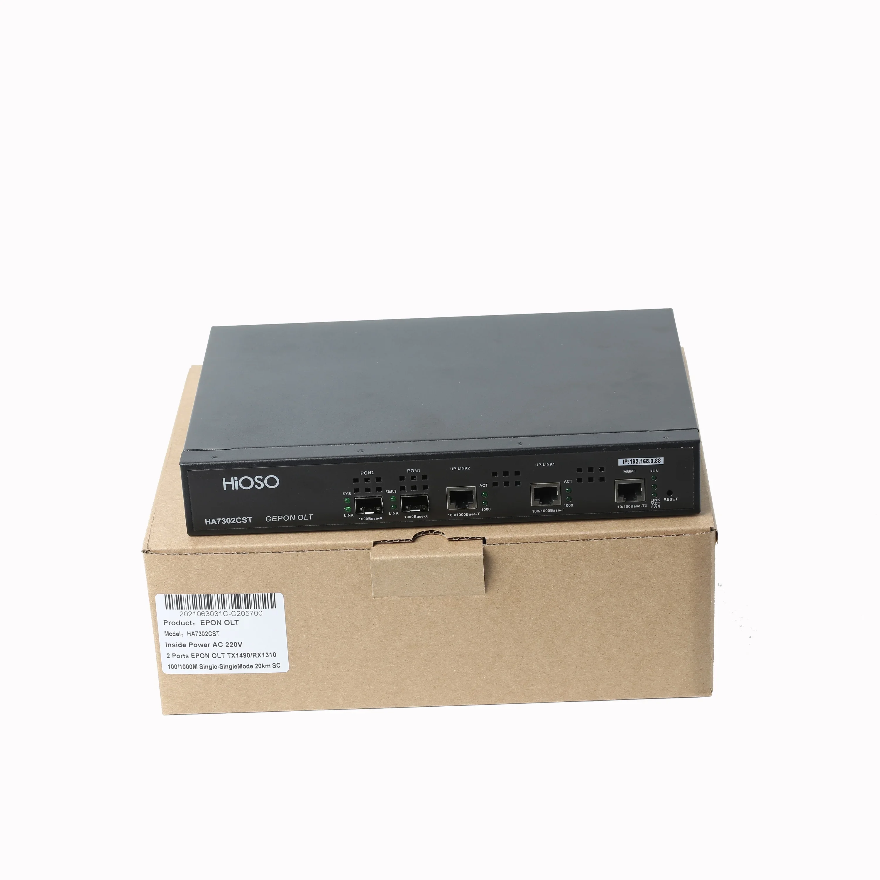 multifunctional ftth rack fiber olt with lowest price not including modules 2pon olt epon