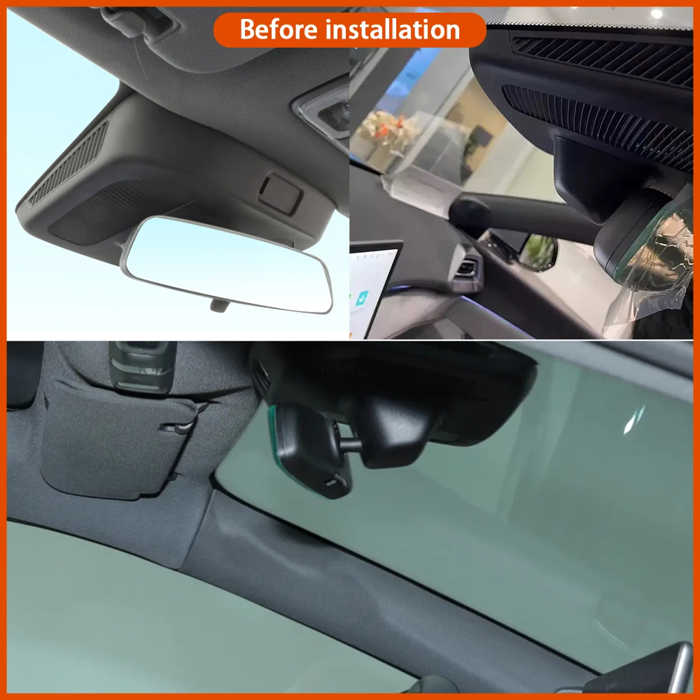 for BAIC Arcfox αS5 S5 2024 2025 2026 Video Recorder 4K DVR Dash Cam Wifi OEM Front Rear Camera 170° Wide Angle Loop Recording