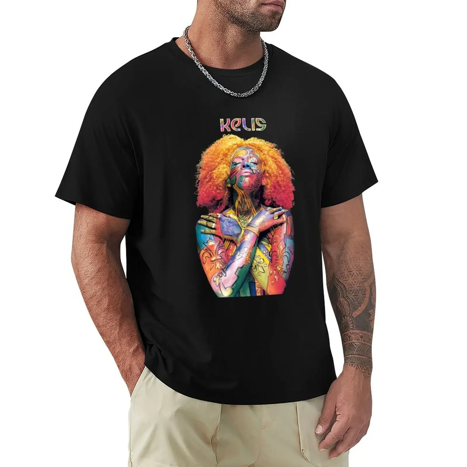 very beatiful kelis T-Shirt essential t shirt oversized aesthetic clothes anime t shirts men tshirt