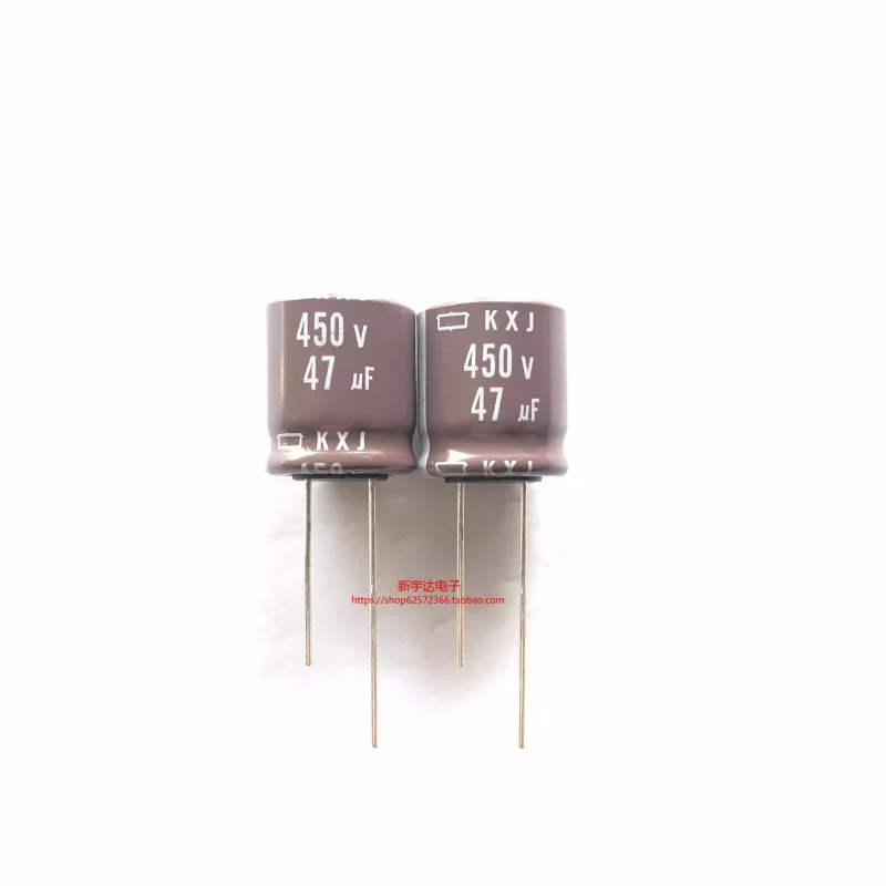 

10-100PCS Black Diamond 450V47UF 18X20 KXJ series high-frequency long-life 47UF450V electrolytic capacitor