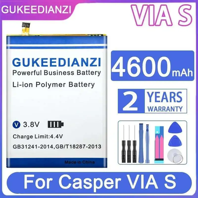 

Premium Replacement For Casper Via S Mobile Phone Battery 4600Mah