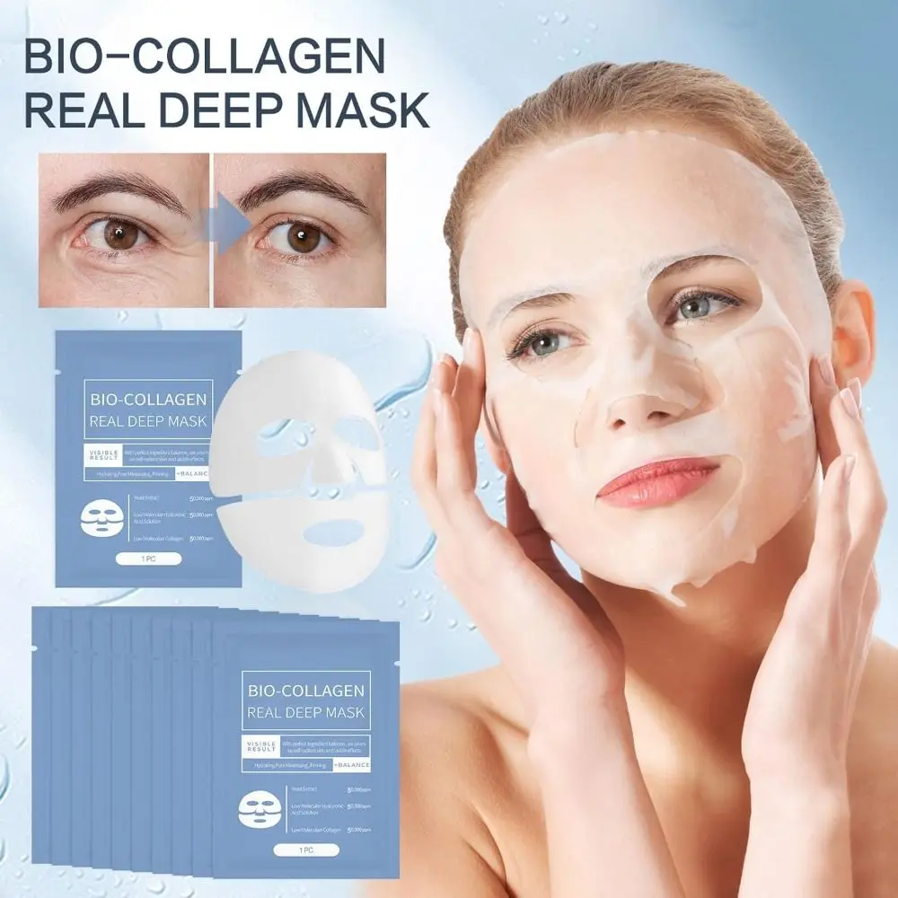 Overnight Sungboon Collagen Mask Deep Collagen Anti Wrinkle Bio Collagen Face Mask Moisturizing Lifting Firming Collagen Mask