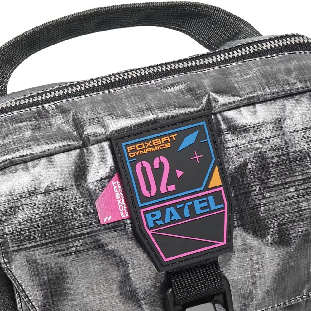 

Тематическая нашивка из ПВХ FOXBAT Ratel 02, красочная тактическая повязка на руку, украшение «сделай сам» для одежды и рюкзаков