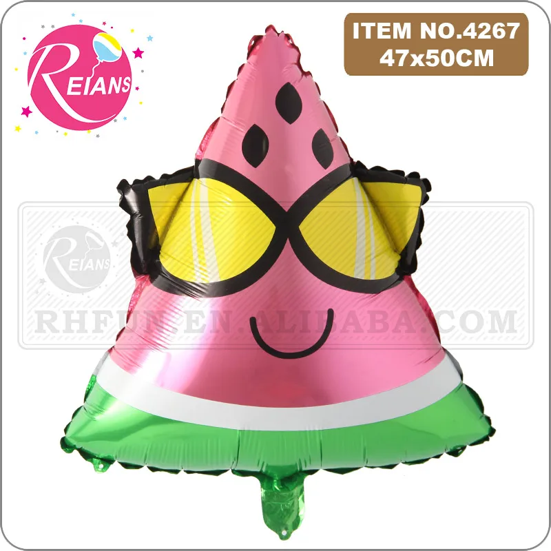 Cartoon big Hamburg ice cream Popcorn cake donut Pizza fruit food balloon birthday party decoration cake shop inflatable balloon