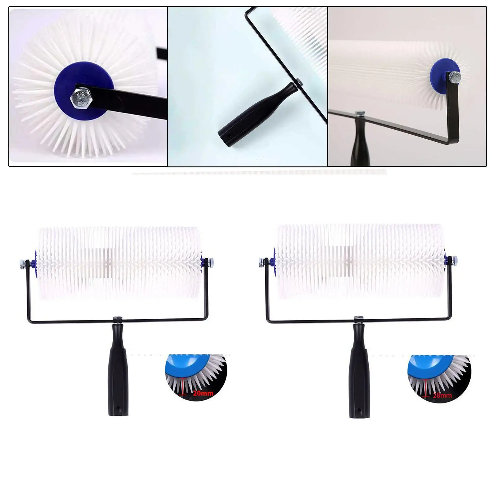 

Spiked Roller Brushing Wall Paint Roller Spiked Aeration Roller Self Leveling Cement Tool for Wall Housework Paint Concrete