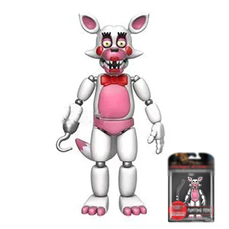 Funko 14CM Freddy Bonnie Foxy Chica Action Figure Bewegliche Blacklight Freddy Frostbe Nightmare PVC Modell Sammlung Spielzeug Original Box 9
