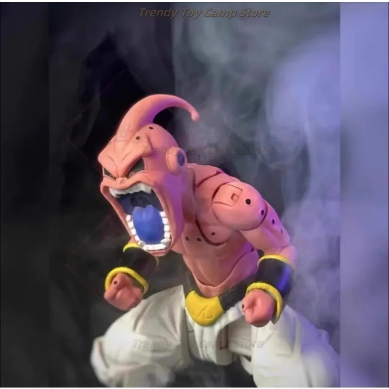 【متوفر】 ألعاب شخصيات الحركة Dragon M Ball Tonsenarttoys Tangsen Mouth Majin Kid Buu Shf Buu