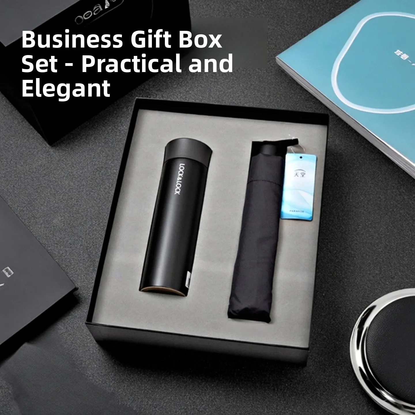 set-de-regalo-empresarial-taza-aislada-y-paraguas-regalo-creativo-para-eventos-corporativos-logotipo-personalizable-elega