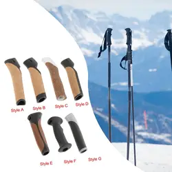 Outdoor Walking Trekking Poles Handle Grips Hiking Rod Replacement Hand Grip for Mountaineering Climbing Sporting Good
