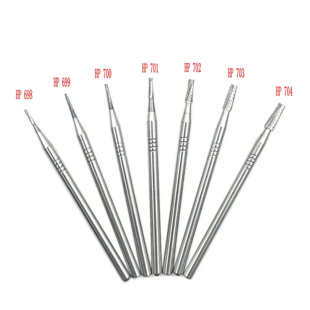 2.35mm Tungsten Carbide Burs HP Polisher Trimming Dental Burs Drill Dental Lab Polishing Tool