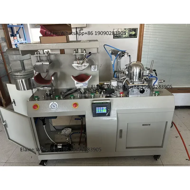 CP-103 3 in 1 Heavy Automatic Cap Front Piece Eyebrow Shaping and Hot Ironing Stamp Cap Making Machine
