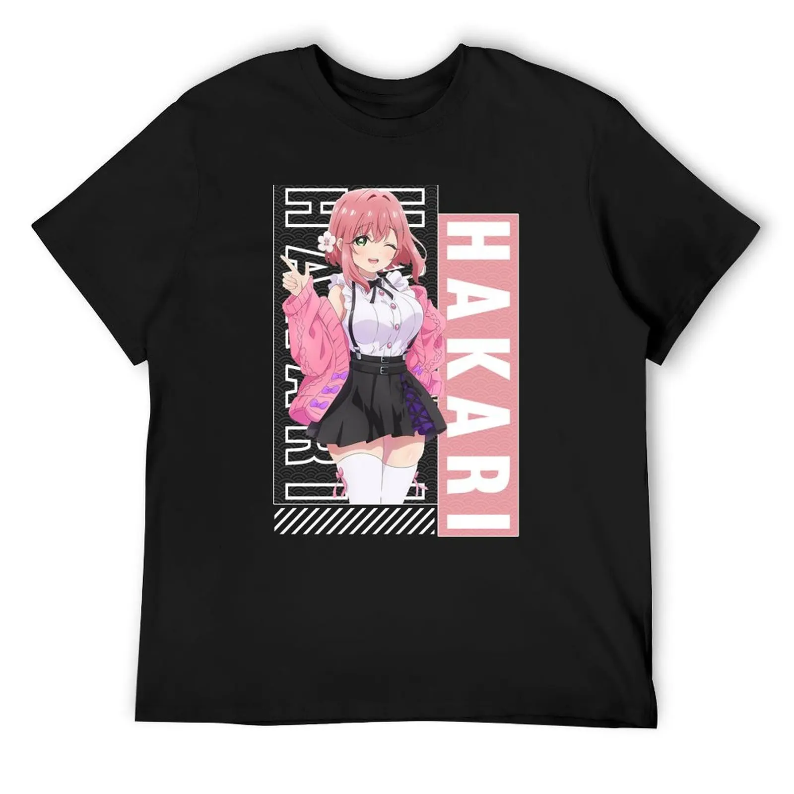 

Hakari はかり The 100 Girlfriends Who Really Love You Hyakkano T-Shirt Blouse cotton graphic tees Funny t-shirt mens funny t shirts