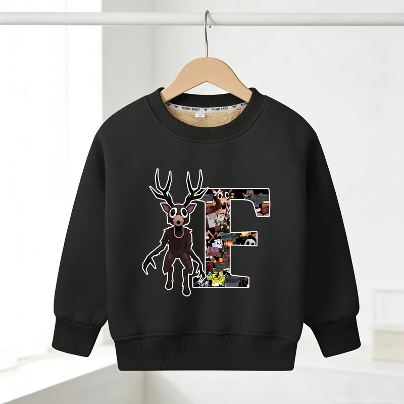 99 ليال في الغابات لامب بلوزة من الصوف أنيمي رسالة A-Z نمط علوي الشتاء في الهواء الطلق يندبروف معطف دافئ هدية عيد ميلاد