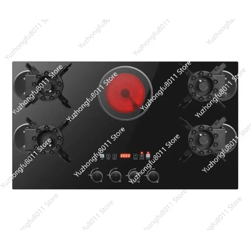5-Head Flaming Flip Magic Disc Electric Ceramic Liquefied Gas Electric Stove