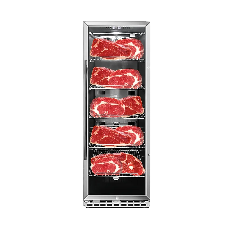450L 5 Shelves Stainless Steel Meat Dry Aging Refrigerator Product Beef Steak Dry Ager Machine