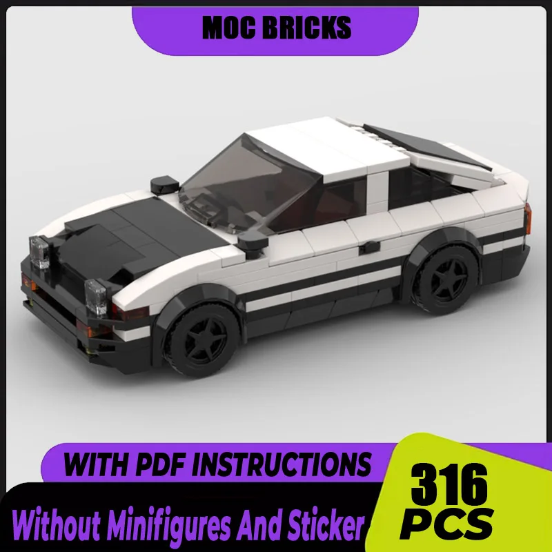 Moc Building Bricks 1983 Sprinter Trueno Car Model Technology Modular Super Sport Car Blocks Construstion DIY Assembly Toy Gifts