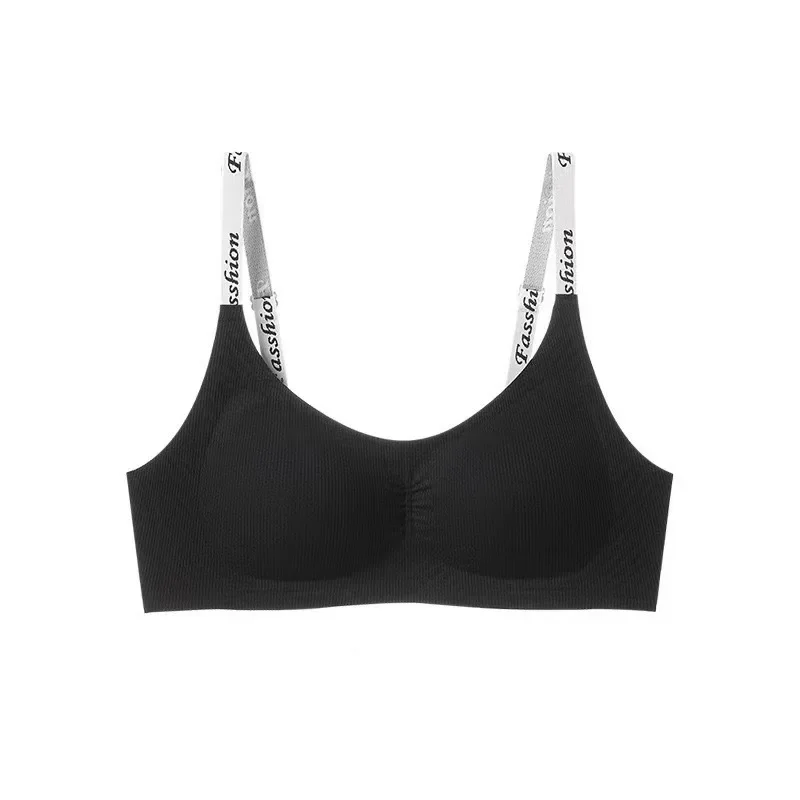 Bralette deportivo para mujer, ropa interior transpirable y cómoda, sujetador elástico sin espalda, otoño e invierno, 2024