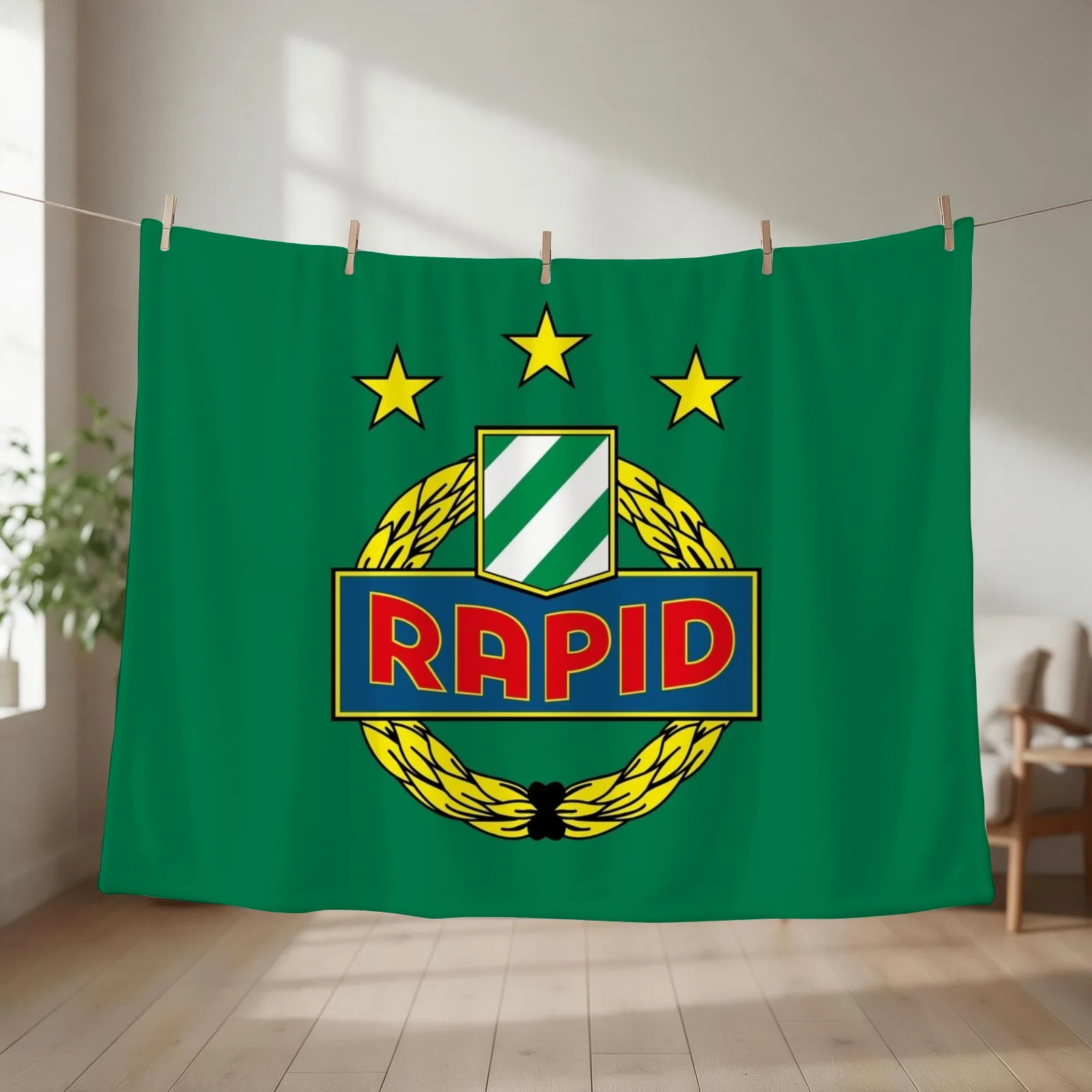 Rapid vienna, - Rapid Wien Throw Blanket couch cozy soft plush fuzzy picnic outdoor blanket