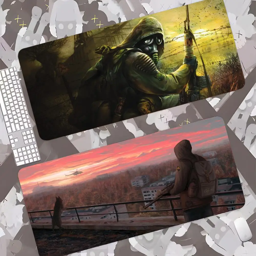 S.T.A.L.K.E Mouse Pad Gamer Keyboard Mat Pads Gaming Desk Protector Laptops Large Mousepad Cartoon Deskmat