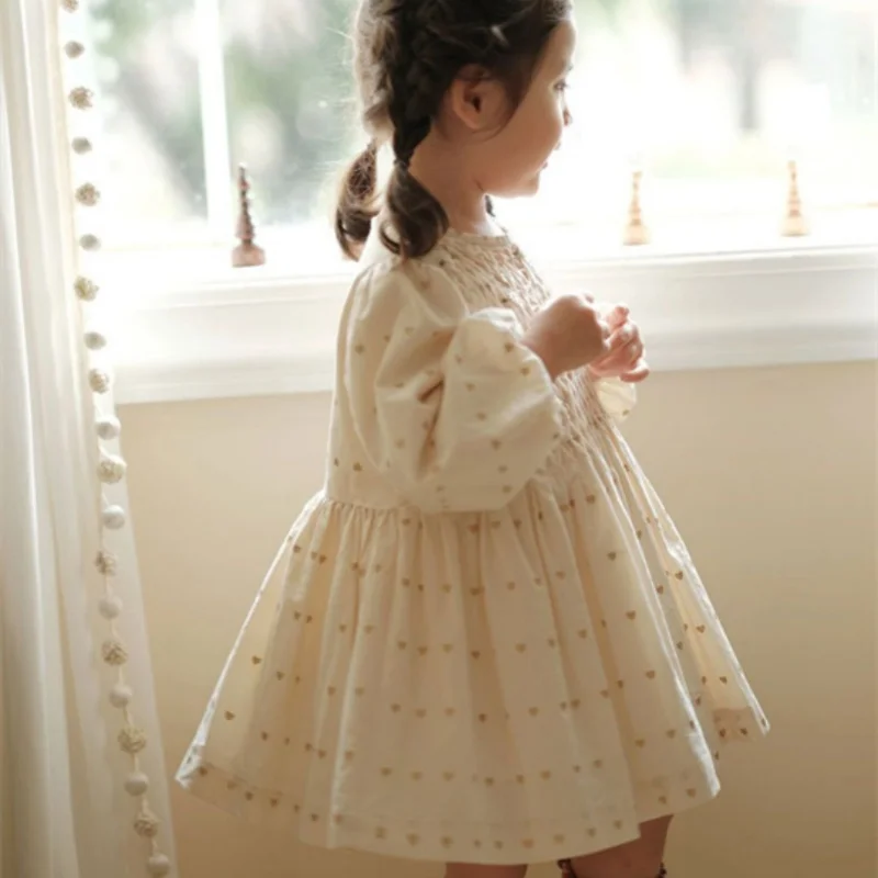 فستان سهرة قطني للفتيات الصغيرات ، فستان حفلات للأطفال ، ملابس أطفال ، ربيع ، خريف ، ملابس خروج للربيع ، حديقة ، فستان فتاة بزهور ، #5