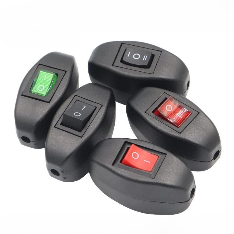 

1/3/5/10Pcs/lot Online switch 301 black/red without Light On-off On-Off-On Rocker Switch 6A push button switch