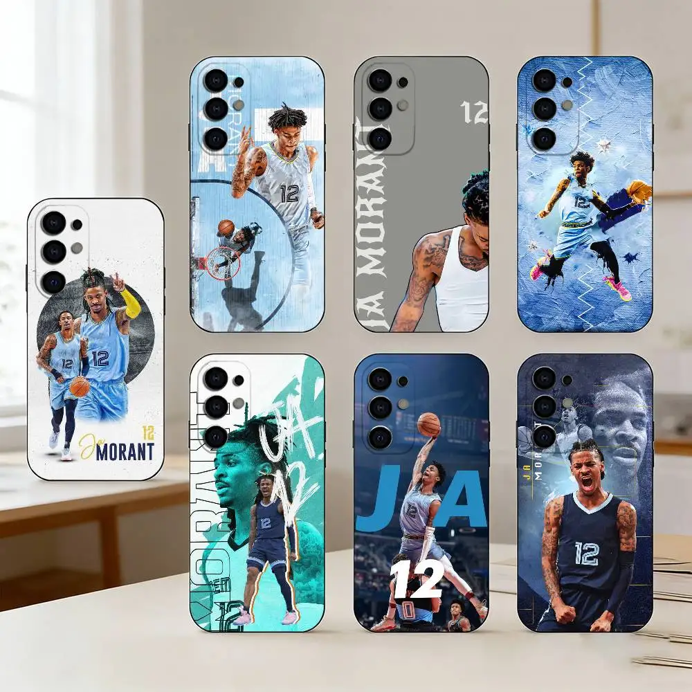 

Basketball J-Ja Morant 12 phone Case For Samsung S25,24,21,22,23,30,Ultra,20,Plus,Fe,Lite,Note Black Soft Cover