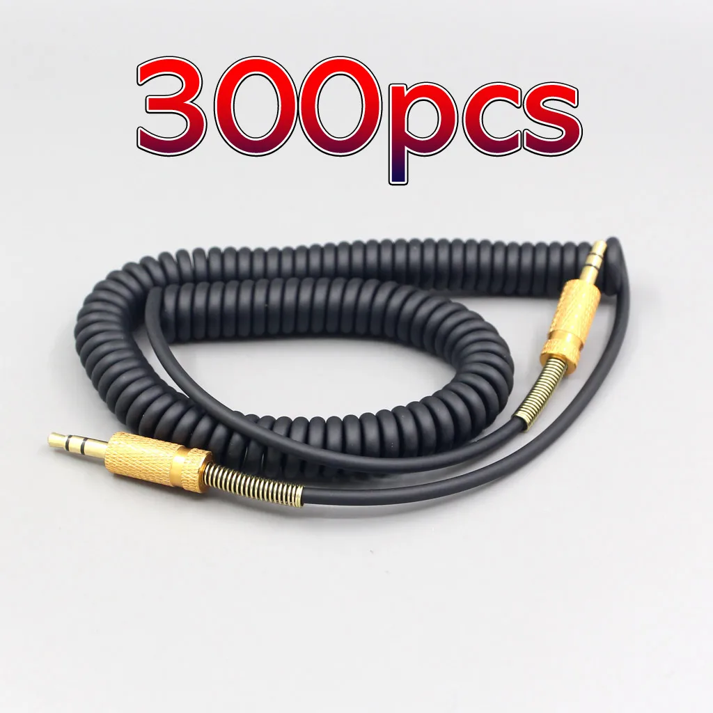 LN007485 300 buah kabel pengganti hitam untuk MONITOR MARSHALL Earphone headphone utama