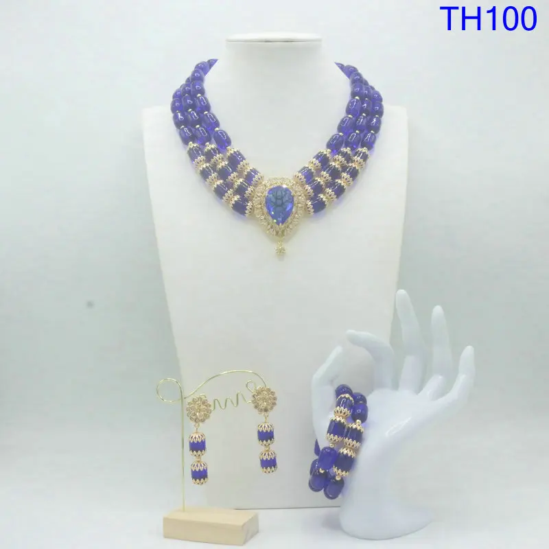 

Fashion African Jewelry Set Nigerian Wedding Coral beadsJewelry Set