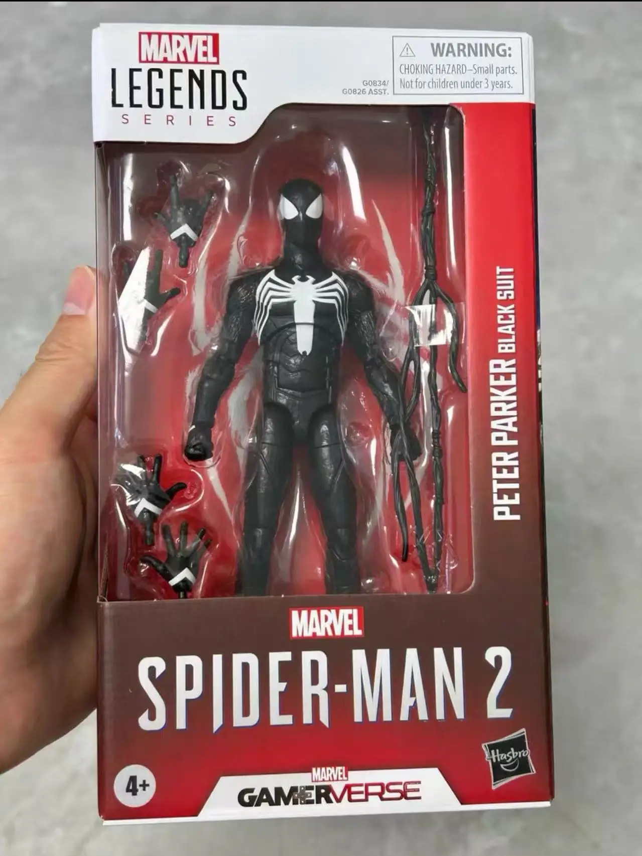 

Hasbro Marvel Legends Symbiosis Spider-Man Peter Parker Black Clothes