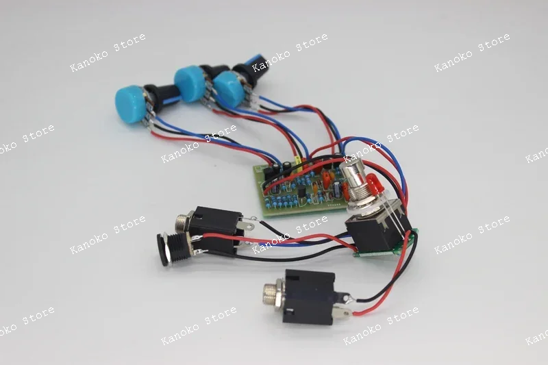 DIY دليل الغيتار المؤثر الكبير إفشل طبق الاصل غامض تشويه واحد المؤثر غامض لوحة دوائر كهربائية