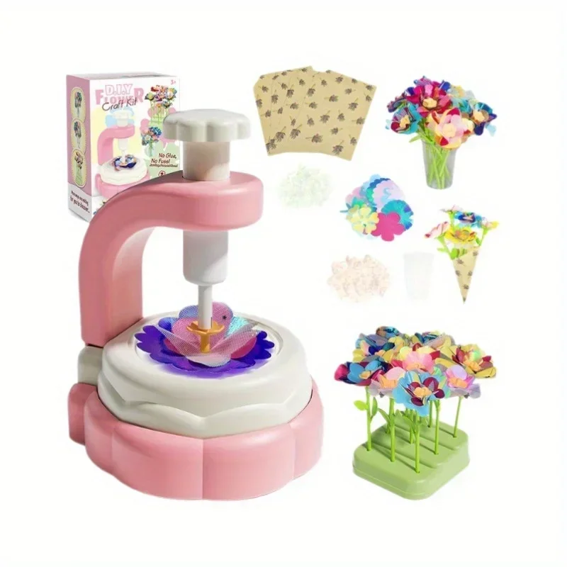 

Handmade Simulation Bouquet, DIY Handicraft Kit - Create Birthday Gifts with Handmade Flowers, Create Your Bouquet
