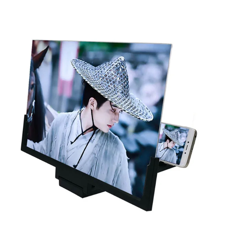 

New 14 Inch High-definition Mobile Phone Screen Magnifying Glass 6D Folding Video Screen Amplifier for Phone Holder