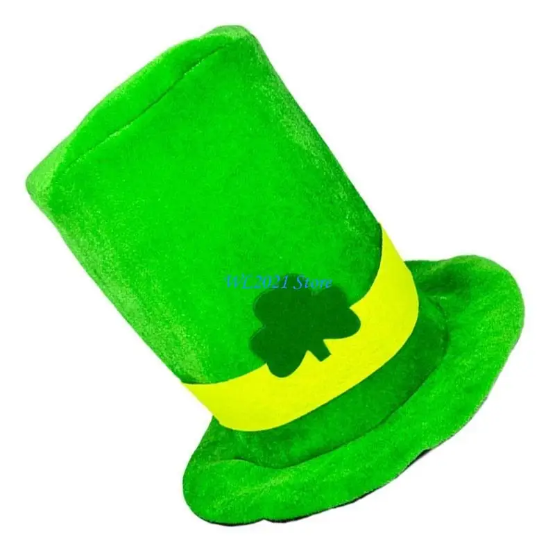 قبعة مهرجان G5GC Clovers قبعة خضراء مريحة للمناسبات الثقافية وأغطية الرأس للحفلات