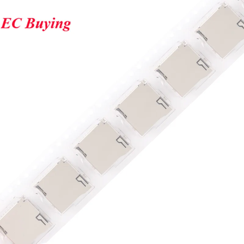 10PCS/5PC 9Pin Micro SD Card Slot Connector TF Self-elastic MicroSD Card Holder Deck For Phone Tablet Vehicle Navigation Pop-up image 5