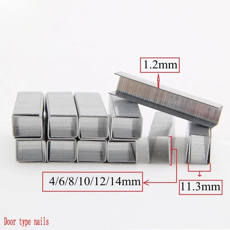 4-14mm narrow crown nails 1.2MM thick nail high hardness door nails 5/32