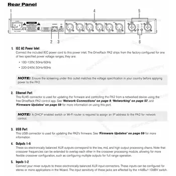 PA2 VENU360 專業數位音訊回饋抑制器分頻矩陣處理器舞台演出揚聲器管理系統 10 最佳銷售 pa2 - №4
