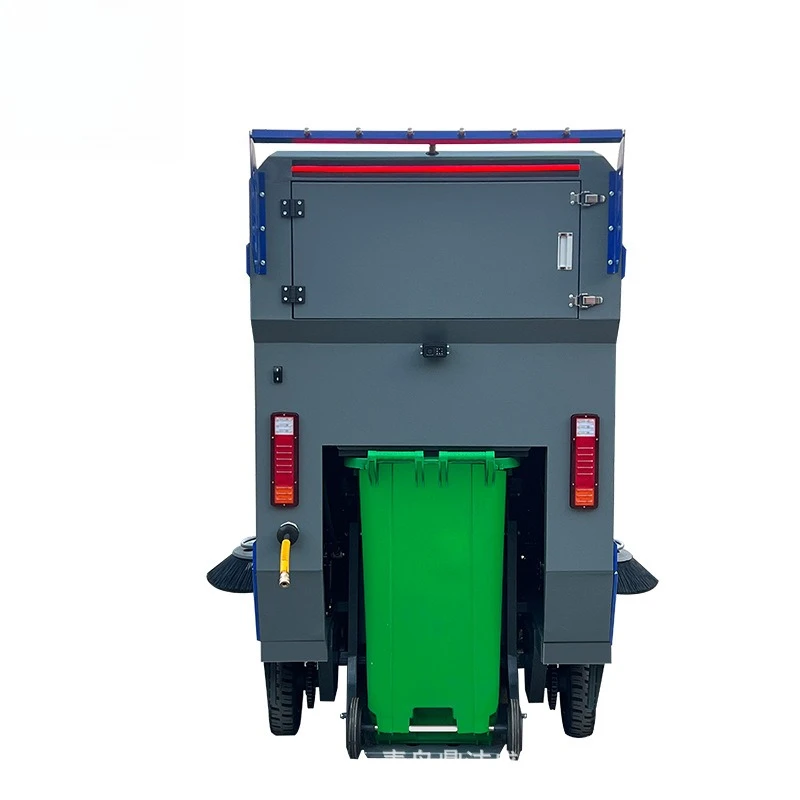 Spazzatrice a secchio a quattro ruote efficiente