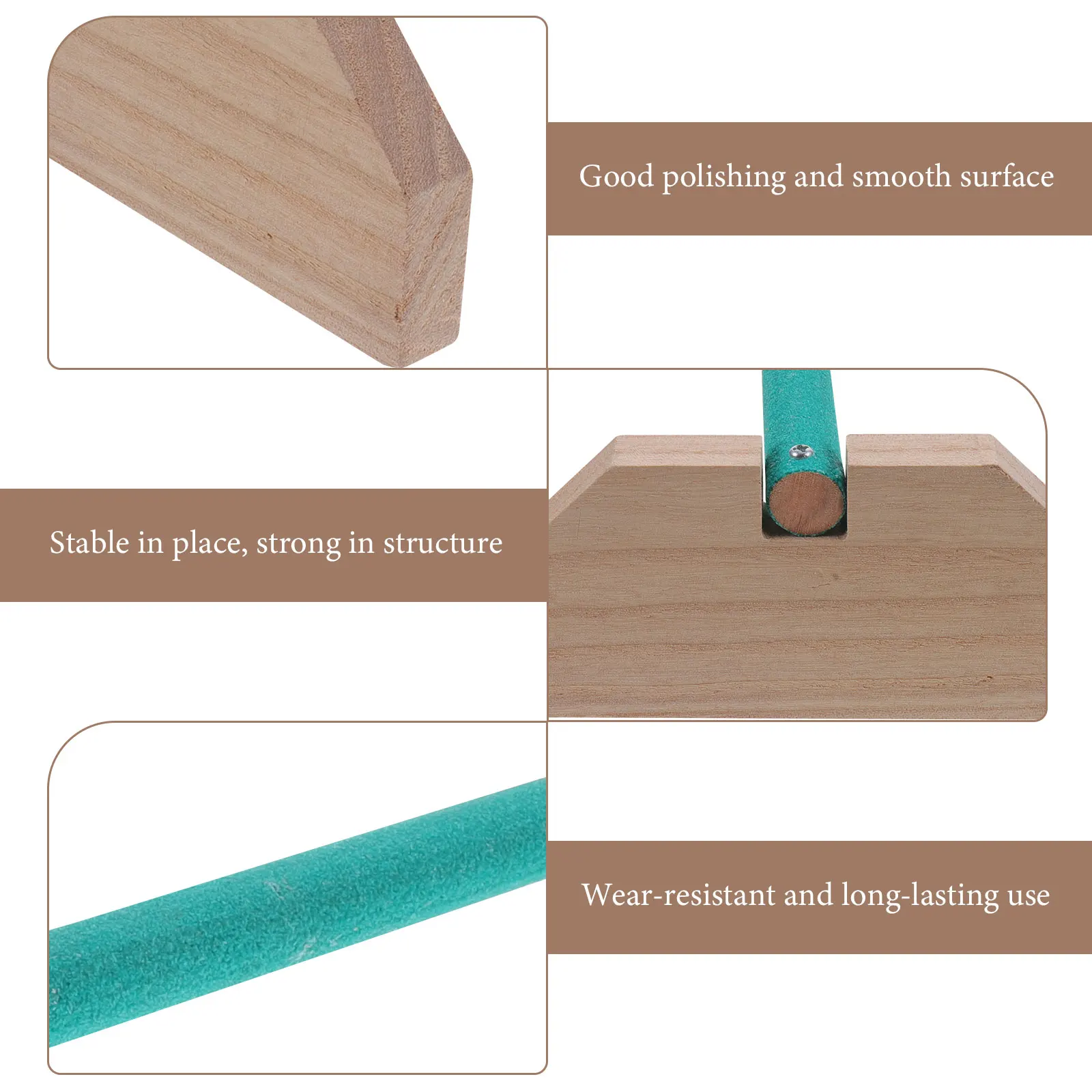 

Wooden Chicken Perch Natural Wood Chick Standing Perch Chicken Wood Stand Indoor Chicken Toy Bird Perch Pet Supplies