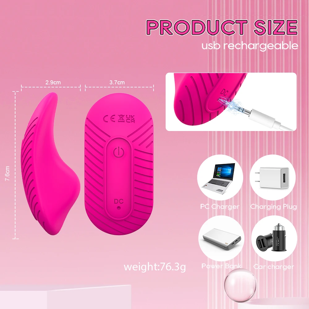 Butterfly Wearable Vibrator Wireless APP Remote Panties Dildo Vibrator for Women Clitoral Stimulator Massage Erotic Sextoy