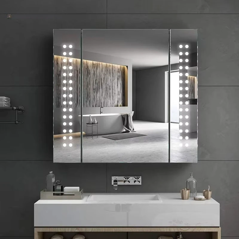 Bathroom Waterproof Led Vanity Mirror Cabinet